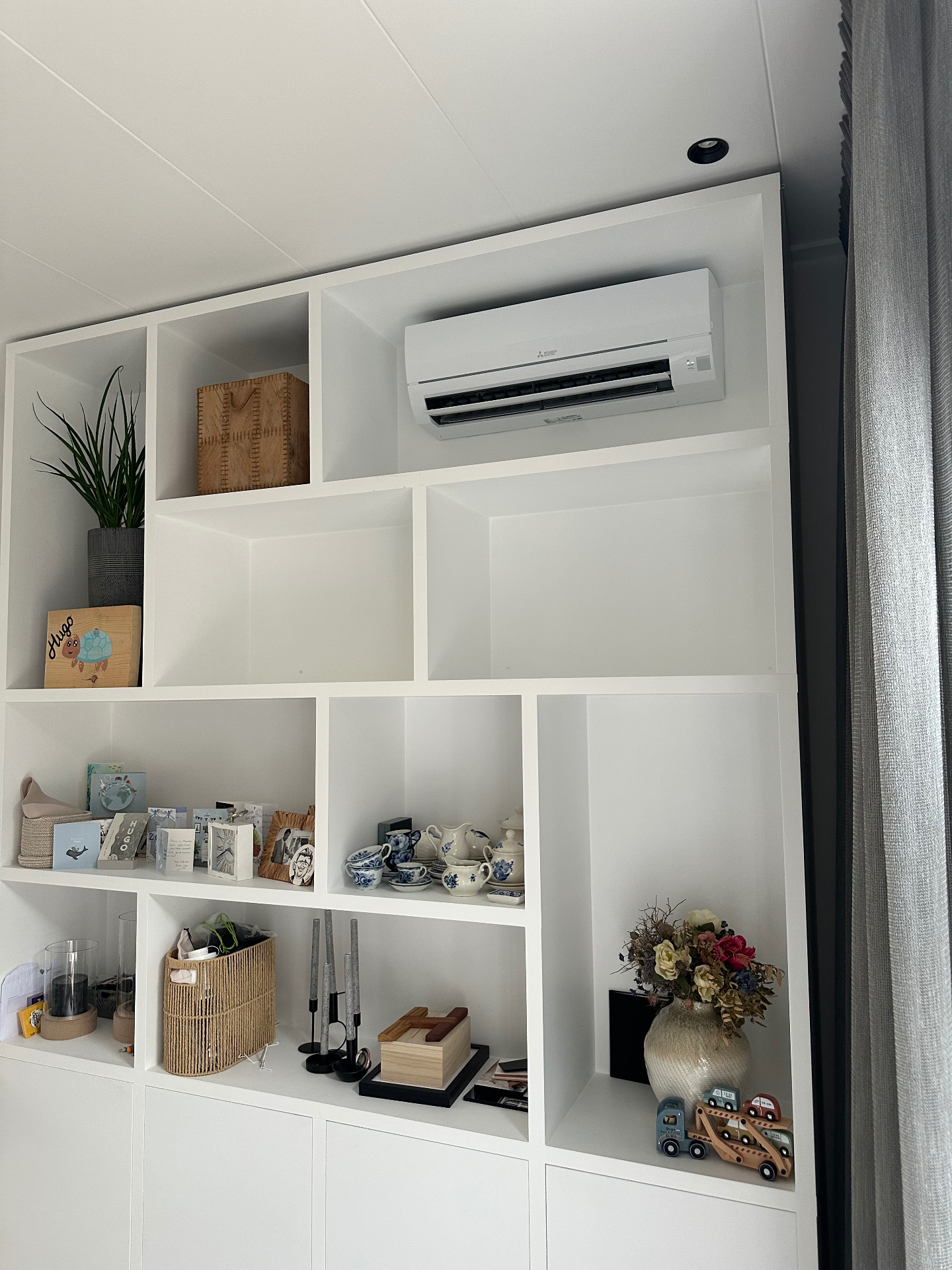 Mitsubishi Electric multi-split met binnenunit in maatkast in Doetinchem