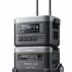 Growatt Infinity 2000 Pro – Modulaire Power Station met Noodstroom (tot 6,1 kWh)