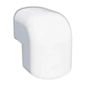 Buitenbocht 90 graden wit 75mm